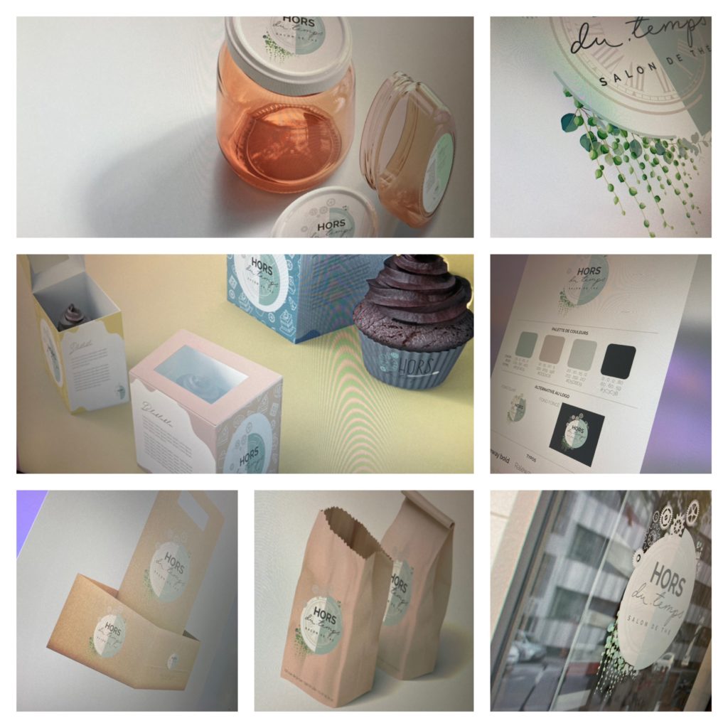 exemple d’une identité visuelle cohérente sur différents supports