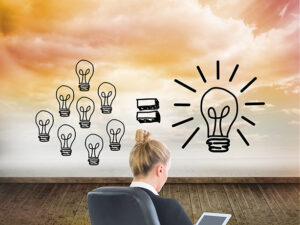 des idées, de la créativité et de la persévérance pour anvancer son projet pro